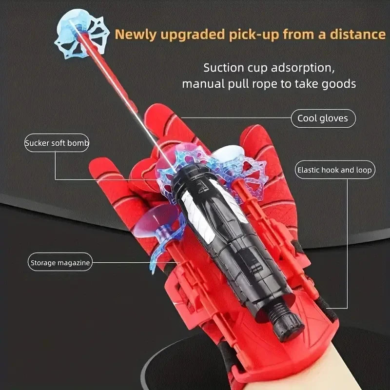 Spider Gloves Wrist Launcher Toy